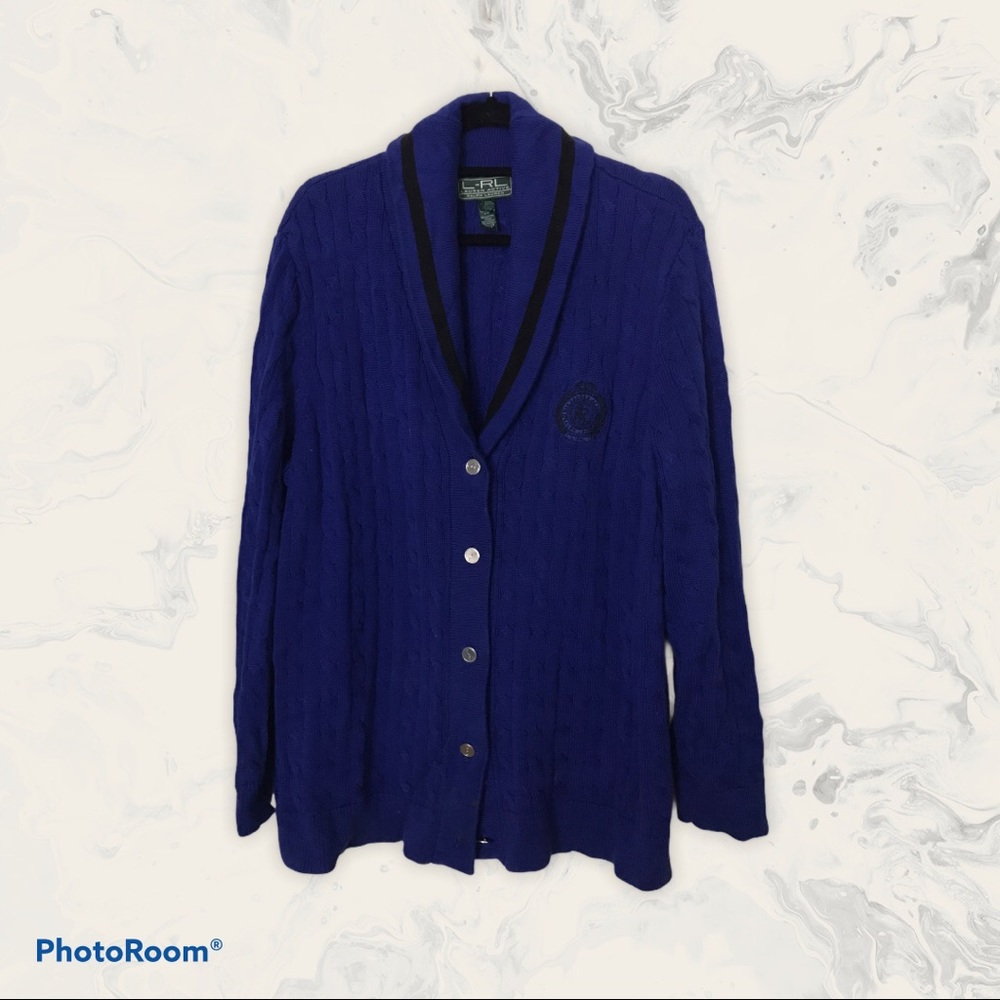 3x Ralph Lauren Active Bold Blue Logic Sweater